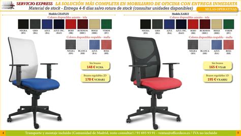 Sillas De Oficina Con Entrega Inmediata Officedeco