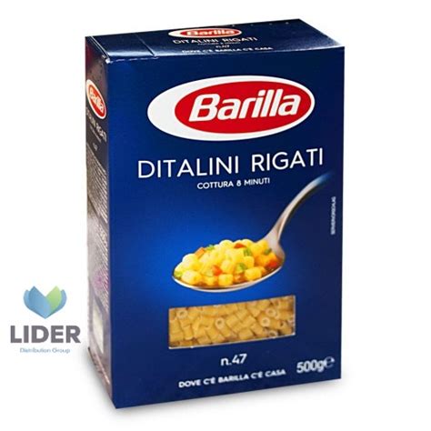 Barilla Ditalini Barilla Ditalini Rigati N47 500 G Carrefour