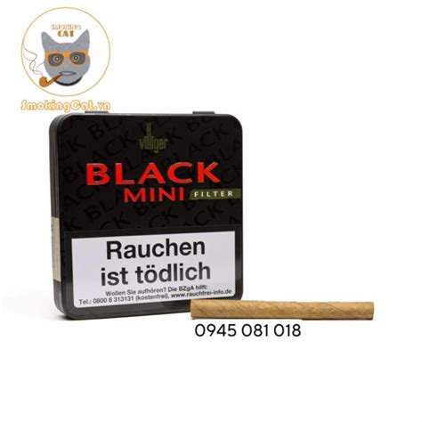Cigar Villiger Black Mini Đầu Lọc - Bao Thiếc 20 Điếu - SmokingCat