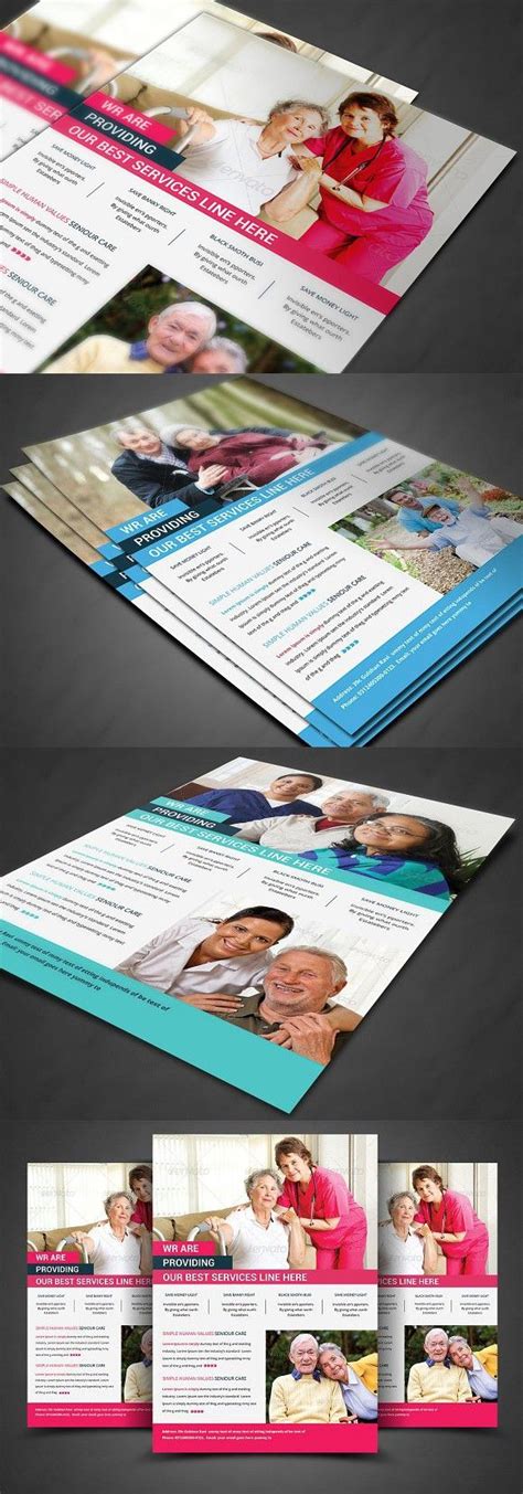 Elderly Care Flyer Print Templates Flyer Printing Print Templates Flyer