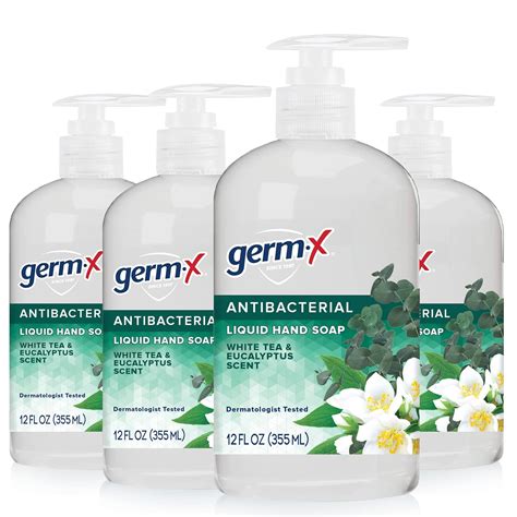 Amazon.com : Germ-X Antibacterial Hand Soap, Moisturizing Liquid Hand