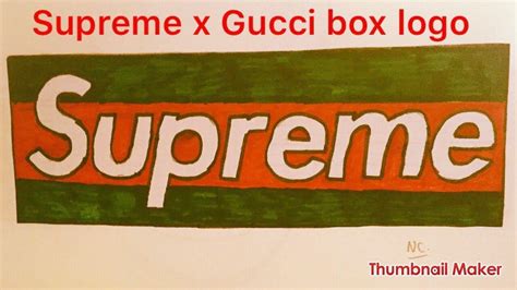 Gucci X Supreme Logo - LogoDix