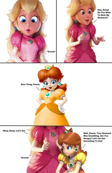 Daisy Hears Peach's Stomach Comic by Colmodo on DeviantArt