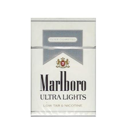 Marlboro Ultra Lights SILVER Cigarettes – Couch Potato ATX