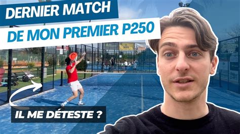 Tournoi P Padel Un Match Bonus Incroyable Match De Classement