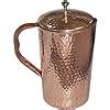 Amazon PARIJAT HANDICRAFT Hammered Copper Jug Pitcher 6 Glass