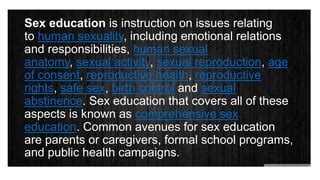 Sex Education PPTX