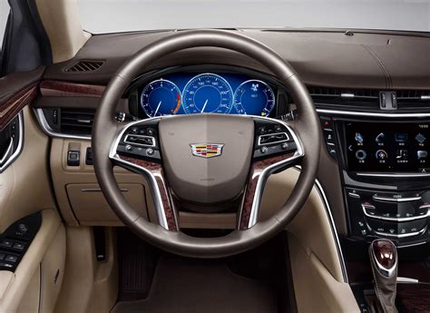 Gray And Black Cadillac Multifunction Steering Wheel HD Wallpaper