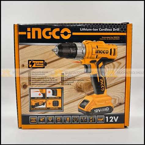 Ingco Lithium Ion Cordless Drill 12v Mughal Tools House