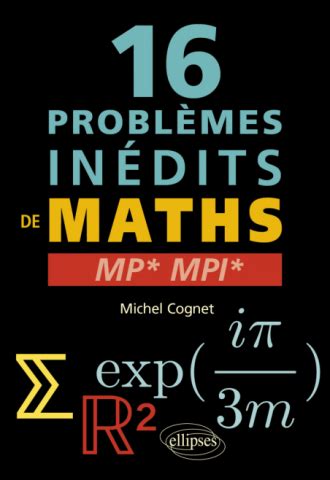 Probl Mes In Dits De Math Matiques Mp Et Mpi