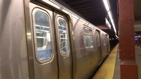 Nyc Subway Special Chambers Street Bound R M Entering Leaving