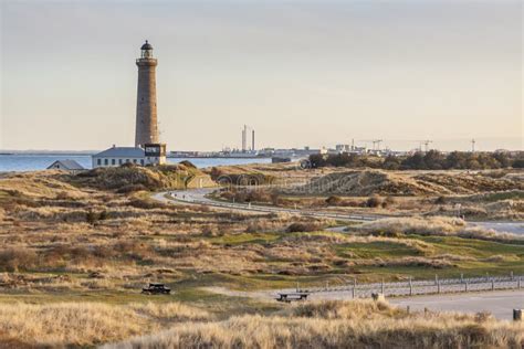 Farol de Skagen, Dinamarca foto de stock. Imagem de skagen - 104893974