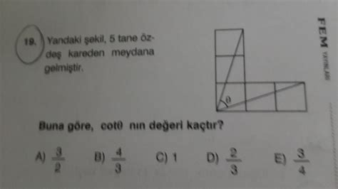 Ekilli Trigonometri Sorular M Tane Donan Mhaber Forum