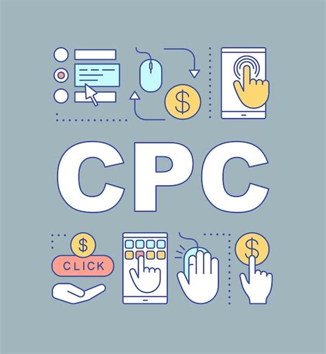 Premium Vector Cpc Word Concepts Banner Presentation Cost Per