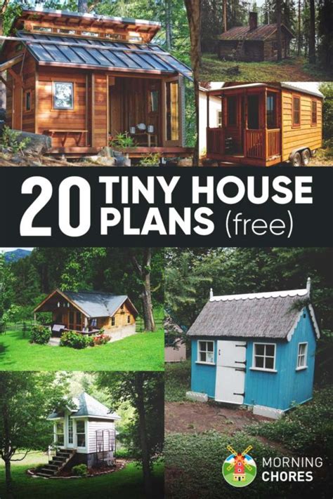 20 Free DIY Tiny House Plans to Help You Live the Small & Happy Life