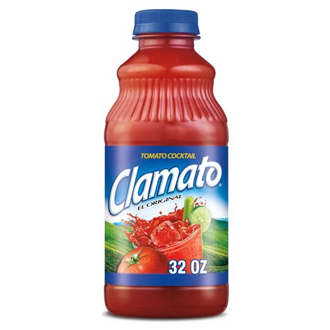 Clamato Original Tomato Cocktail 32 Fl Oz Bottle