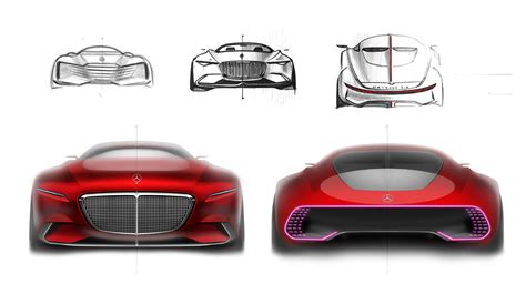 Vision Mercedes-Maybach 6 is a six-meter-long electric super-coupe ...