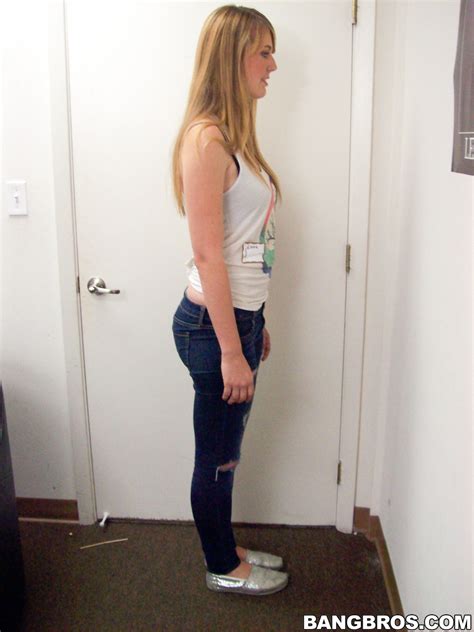 Blonde Newbie Emma Ash Strips Naked At The Casting And Shows Her Lovely