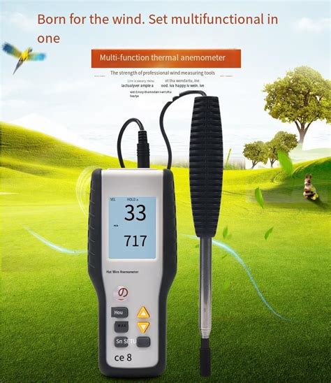 Hot Wire Anemometer Thermal Anemometer Air Outlet Induction ECVV TR ECVV TR