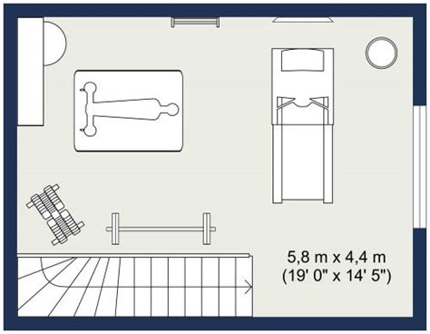 Tiny Home Gym Layout