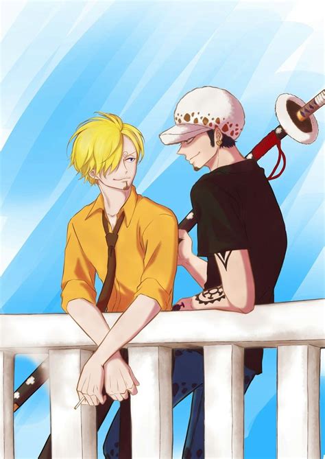 Law X Sanji Lawsan Ship Trafalgar Law X Vinsmoke Sanji One Piece วันพีซ คู่รัก