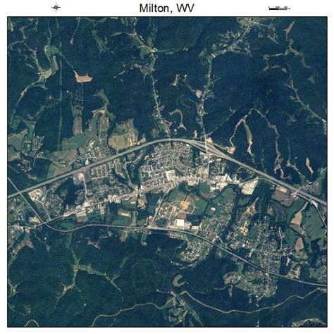 Aerial Photography Map of Milton, WV West Virginia