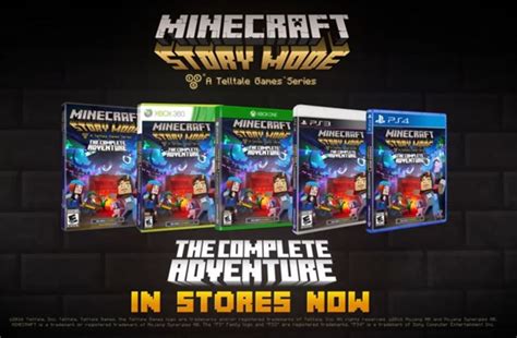 Minecraft Story Mode The Complete Adventure Now Available At Retail