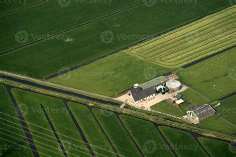 holland farmed fields aerial view 17712933 Stock Photo at Vecteezy