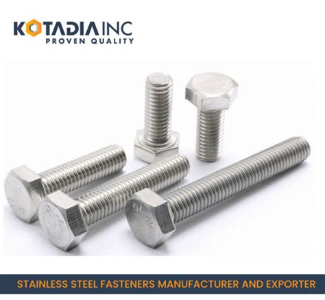 Hexagonal Stainless Steel Hex Screw Fully Threaded Din 933 ISO 4017