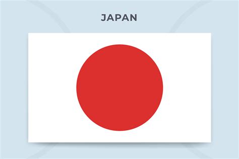 Japan national flag design template 25550205 Vector Art at Vecteezy