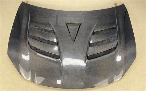 Gr Carbon Fiber Fibre Front Front Engine Hood Bonnet Vented For