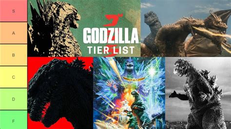 Godzilla Film Tier List All Movies Ranked Youtube