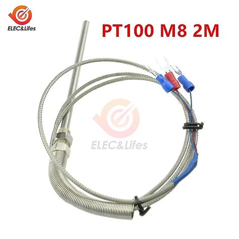 K Type Thermocouple Stainless Steel Probe Sensor Pt100 Rtd M6 M8 Screw