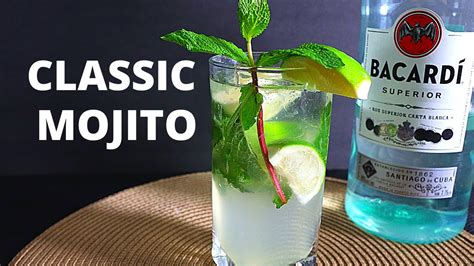 How To Make Mojitos With Bacardi Youtube