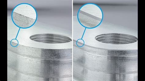 Definiertes Fasen Einer Au Enkontur Mit Dem Burrless Chamfering Cutter