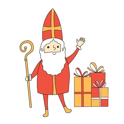 Sinterklaas Tekening Afbeeldingen Gratis Downloaden Op Freepik