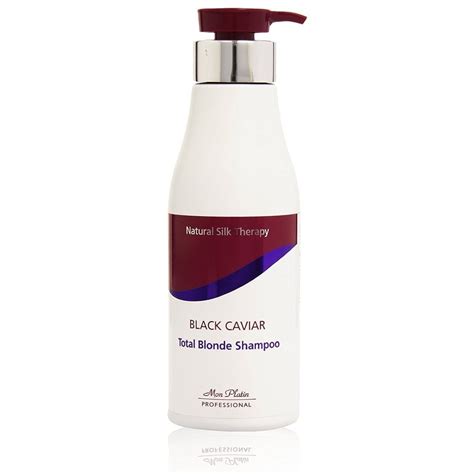 Mon Platin Total Blond shampoo Black Caviar 500ml