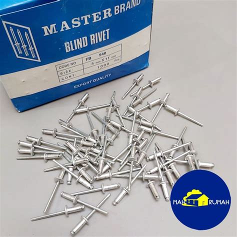 Biji Master Paku Rivet Paku Rifet Mm X Mm Lazada Indonesia