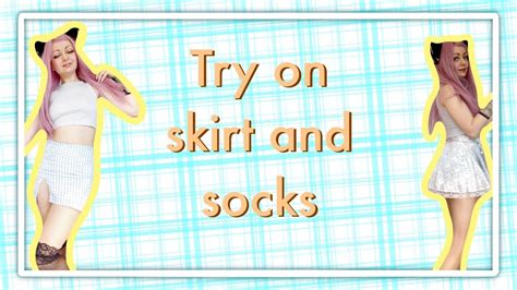 Try On Skirt And Socks Nude Youtube Video Ytbare