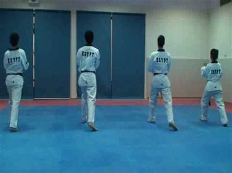 Basic 15 Movements YouTube Basic Taekwondo Movement