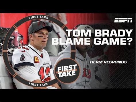 How Much Blame Should Tom Brady Get For The Loss Herm Edward Responds