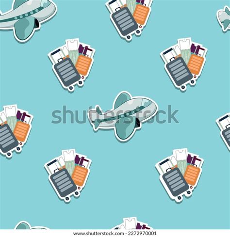 Airplane Travel Vector Image Flight Plane Stock Vector (Royalty Free ...