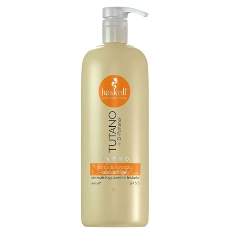 Shampoo Haskell Tutano L Rico Em Col Geno E Elastina Shopee Brasil