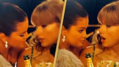 People Think Theyve Worked Out What Selena Gomez Said To Taylor Swift In Viral Golden Globes Clip