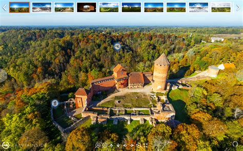 Turaida Estate And Medieval Castle Aerial Virtual Tour Latvia Inside