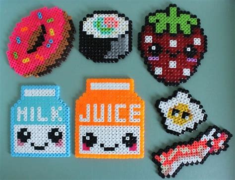 Kawaii Perler Food