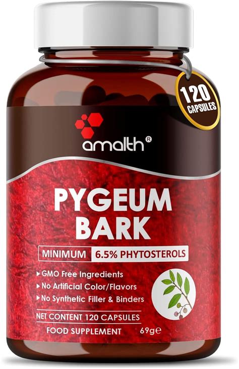 Amalth Pygeum Bark Extract Powder 500 Mg Higher Potency 6 5