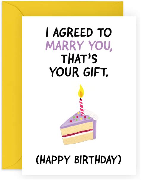 Central 23 Funny Wife Birthday Card I Agreed To Marry