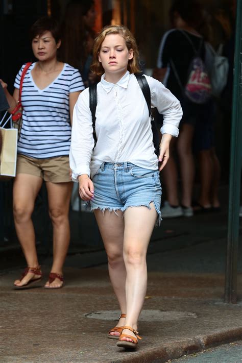 Jane Levy In Jeans Shorts Out In New York City August 2014 • Celebmafia