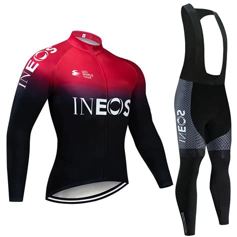 INEOS Winter Cycling Jersey Kit 2020 Pro Team Thermal Fleece Bicycle